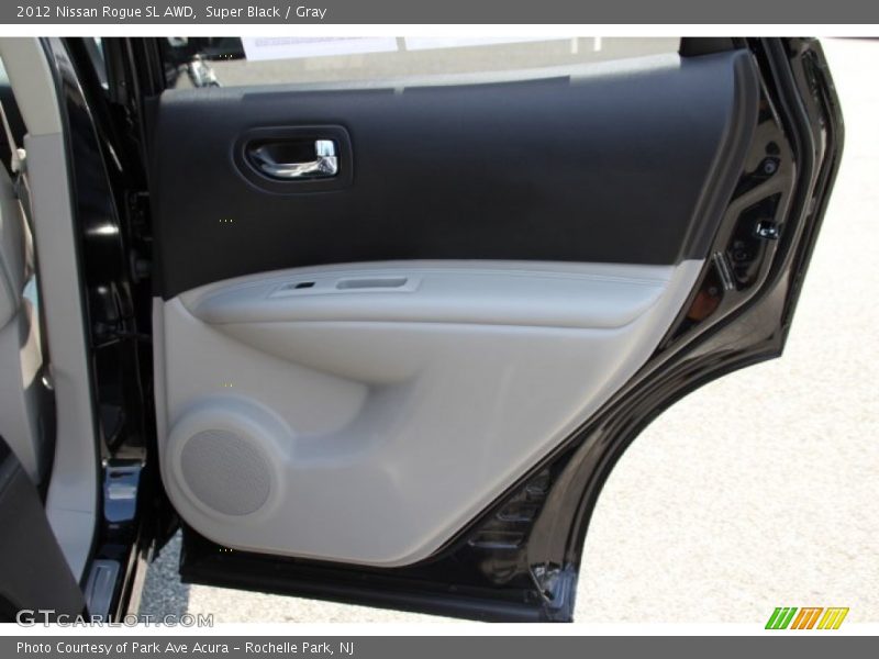 Super Black / Gray 2012 Nissan Rogue SL AWD