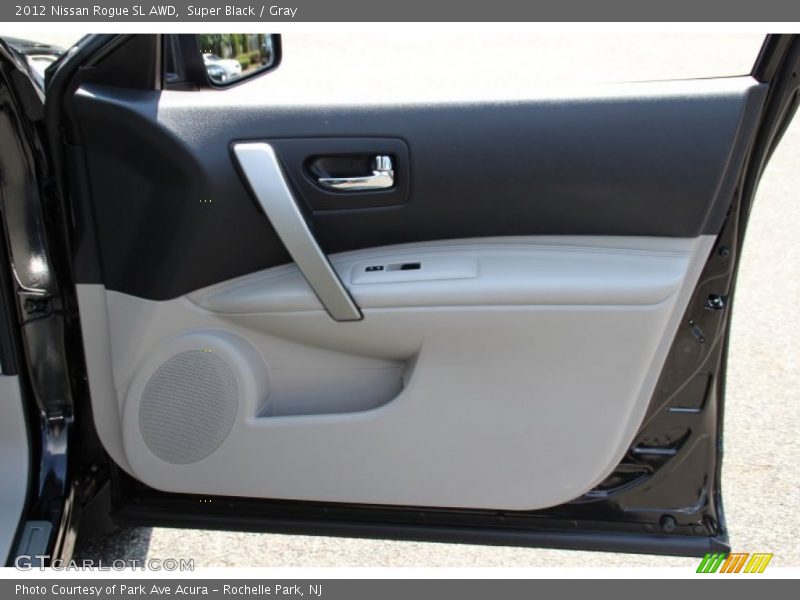 Super Black / Gray 2012 Nissan Rogue SL AWD