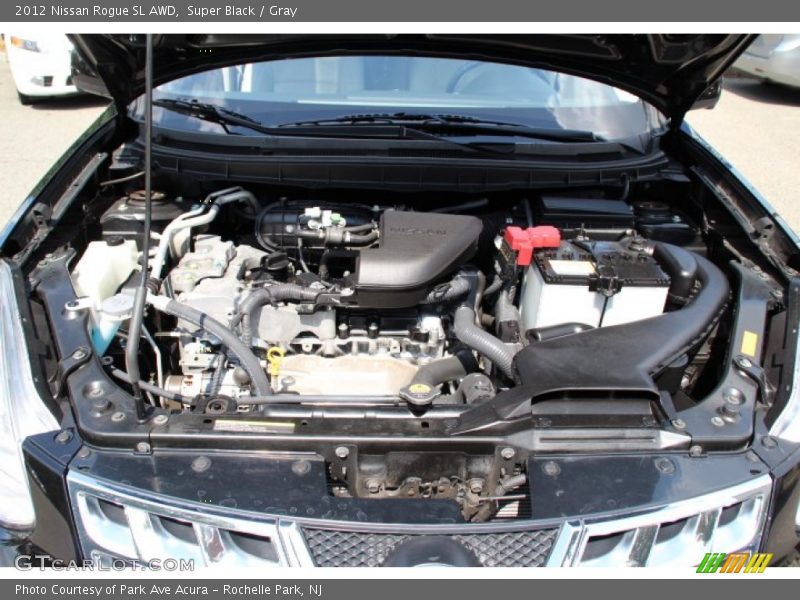 Super Black / Gray 2012 Nissan Rogue SL AWD