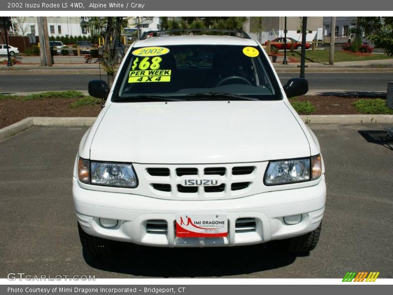 Alpine White / Gray 2002 Isuzu Rodeo LS 4WD