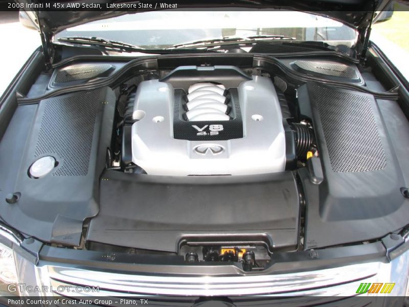 Lakeshore Slate / Wheat 2008 Infiniti M 45x AWD Sedan