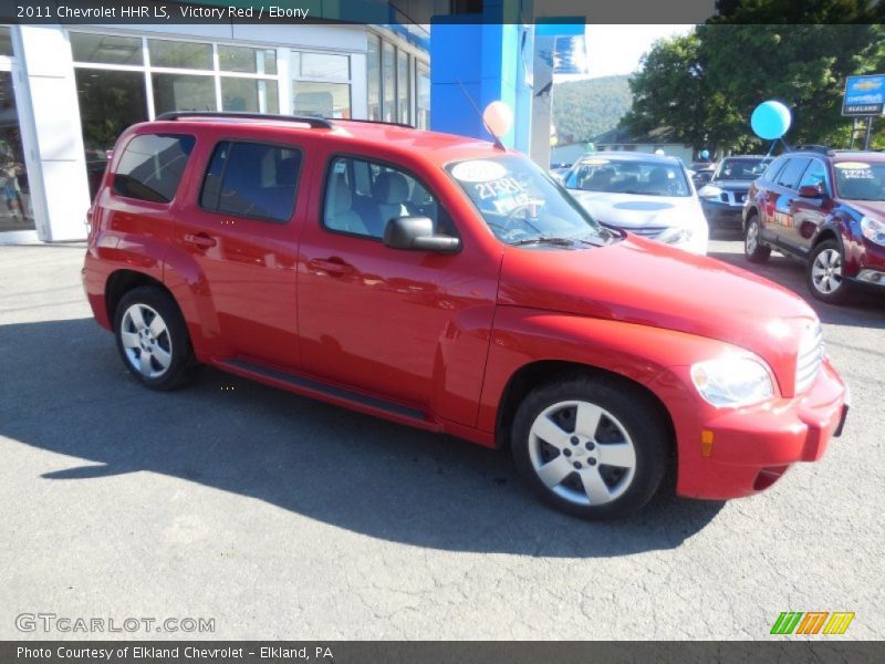 Victory Red / Ebony 2011 Chevrolet HHR LS