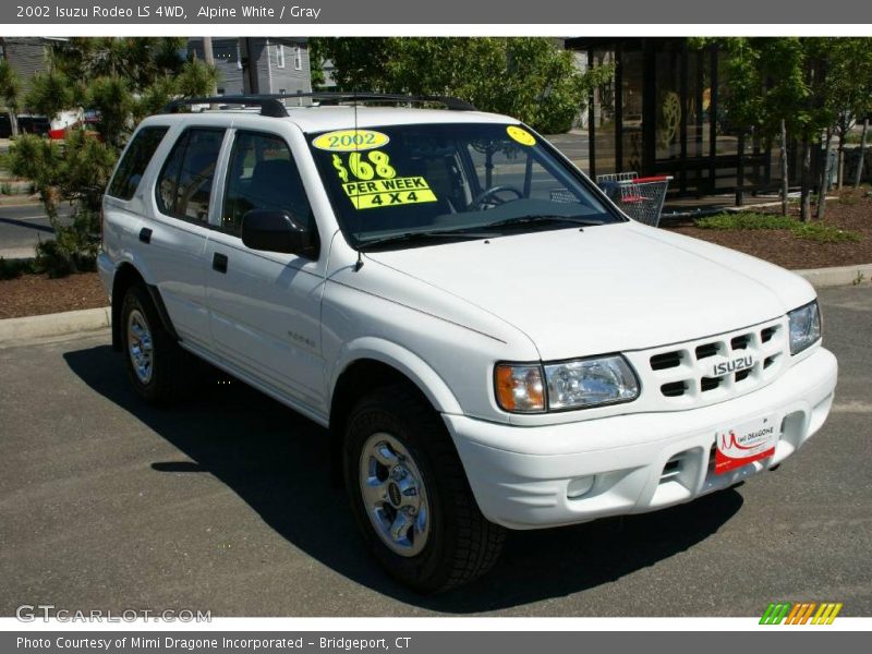 Alpine White / Gray 2002 Isuzu Rodeo LS 4WD