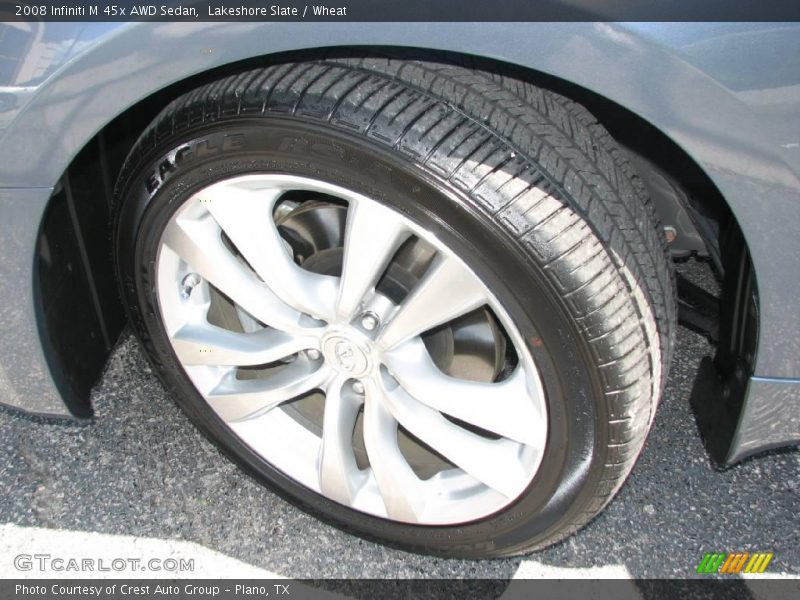Lakeshore Slate / Wheat 2008 Infiniti M 45x AWD Sedan