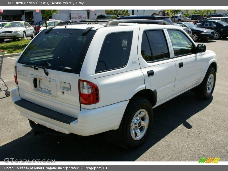Alpine White / Gray 2002 Isuzu Rodeo LS 4WD