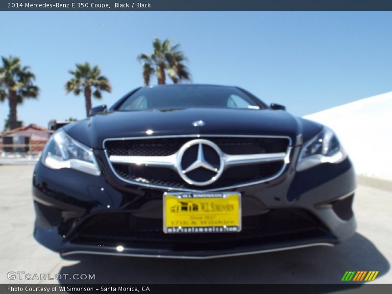 Black / Black 2014 Mercedes-Benz E 350 Coupe