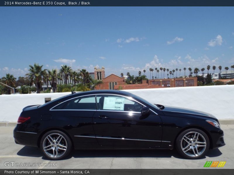 Black / Black 2014 Mercedes-Benz E 350 Coupe