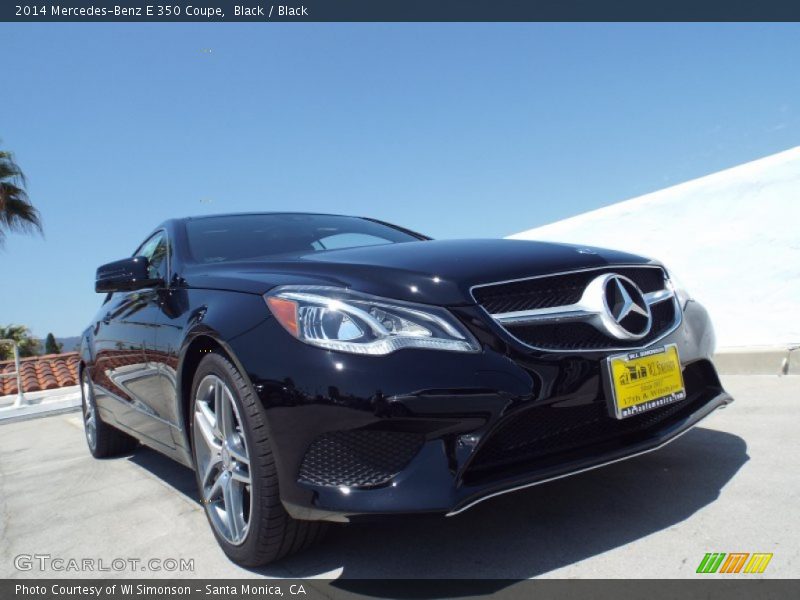 Black / Black 2014 Mercedes-Benz E 350 Coupe