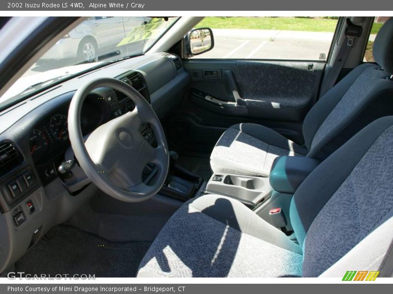 Alpine White / Gray 2002 Isuzu Rodeo LS 4WD