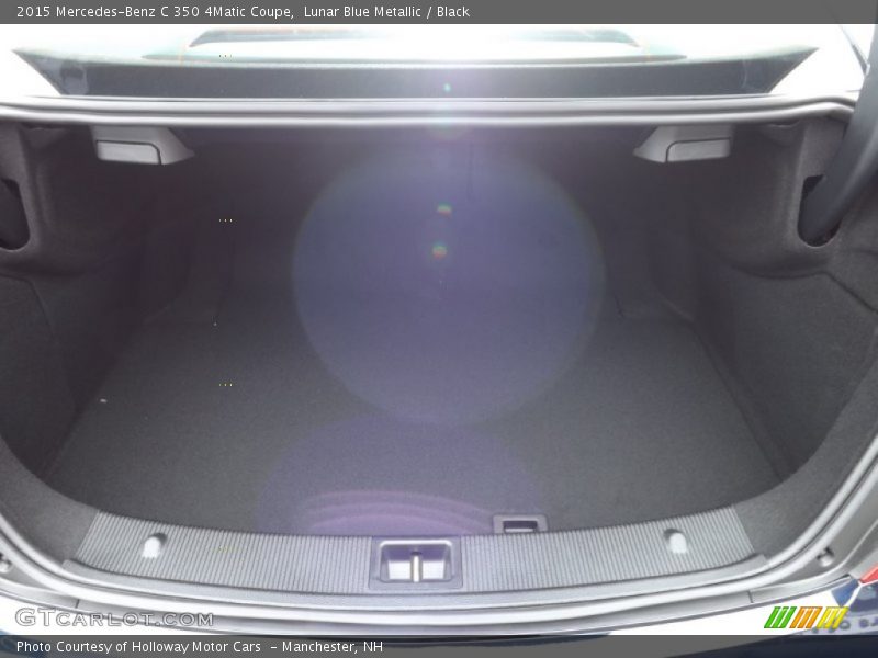 Lunar Blue Metallic / Black 2015 Mercedes-Benz C 350 4Matic Coupe