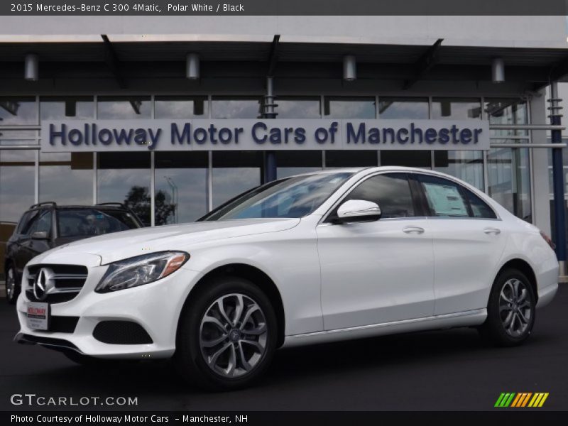 Polar White / Black 2015 Mercedes-Benz C 300 4Matic