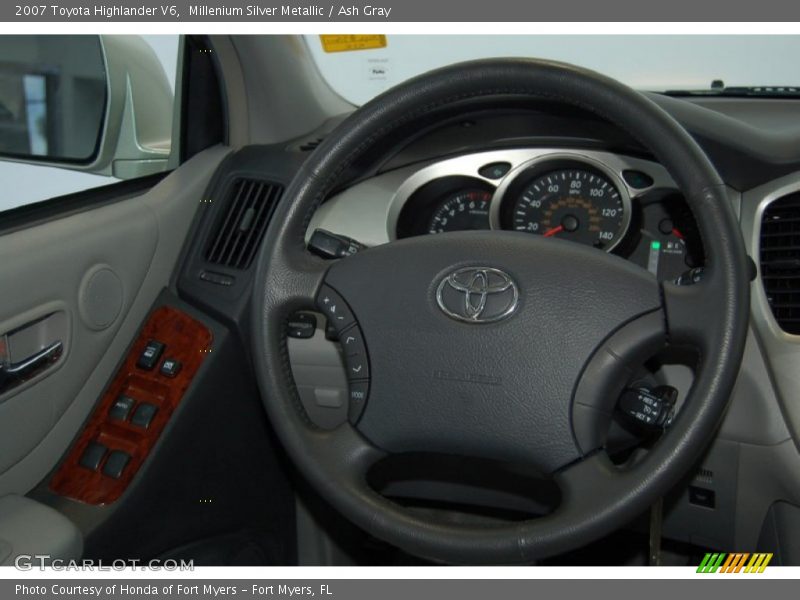 Millenium Silver Metallic / Ash Gray 2007 Toyota Highlander V6
