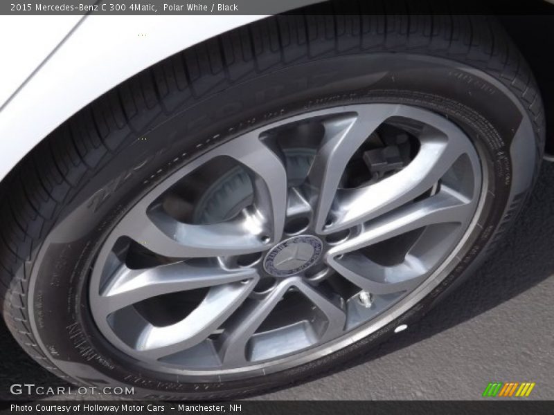 Polar White / Black 2015 Mercedes-Benz C 300 4Matic