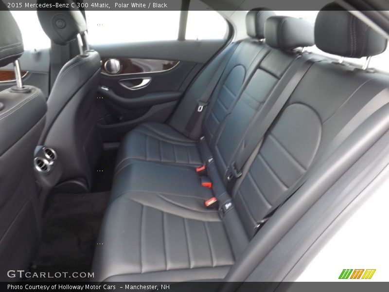 Polar White / Black 2015 Mercedes-Benz C 300 4Matic