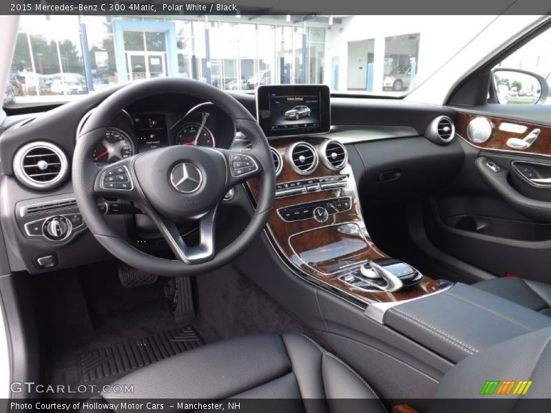 Polar White / Black 2015 Mercedes-Benz C 300 4Matic