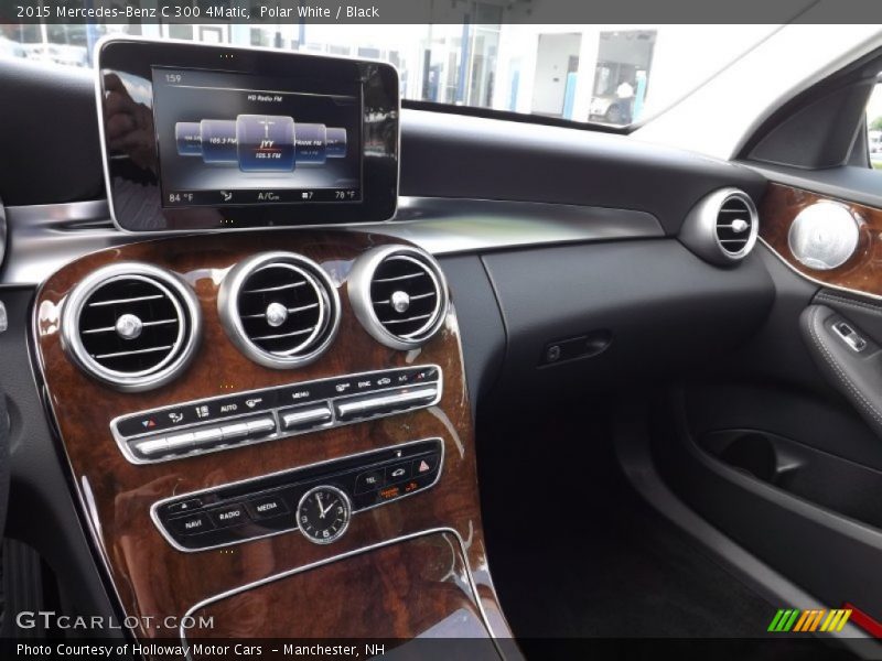 Polar White / Black 2015 Mercedes-Benz C 300 4Matic