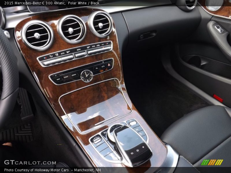Polar White / Black 2015 Mercedes-Benz C 300 4Matic
