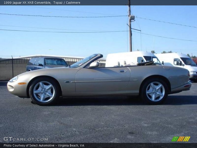 Topaz / Cashmere 1999 Jaguar XK XK8 Convertible