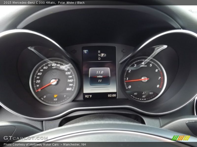Polar White / Black 2015 Mercedes-Benz C 300 4Matic