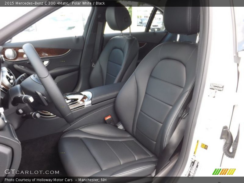 Polar White / Black 2015 Mercedes-Benz C 300 4Matic