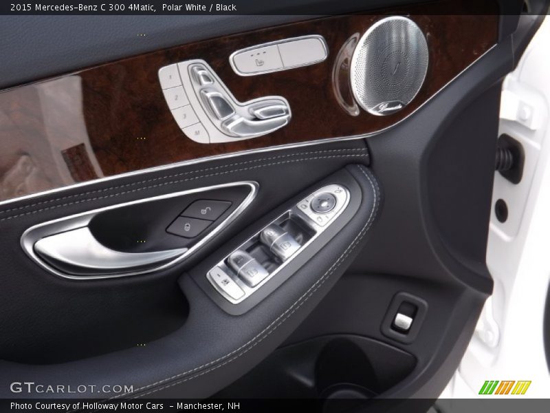 Polar White / Black 2015 Mercedes-Benz C 300 4Matic