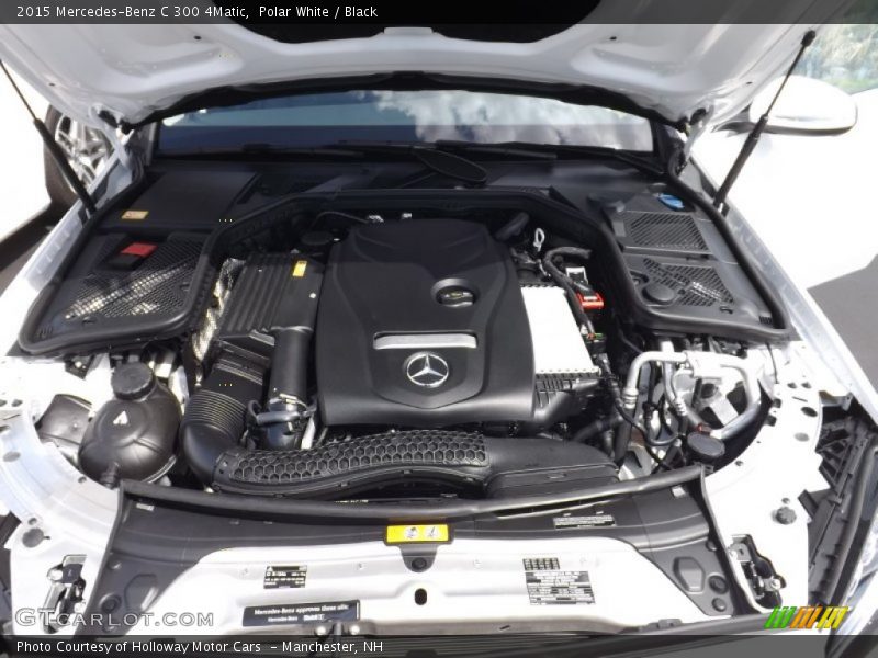 Polar White / Black 2015 Mercedes-Benz C 300 4Matic