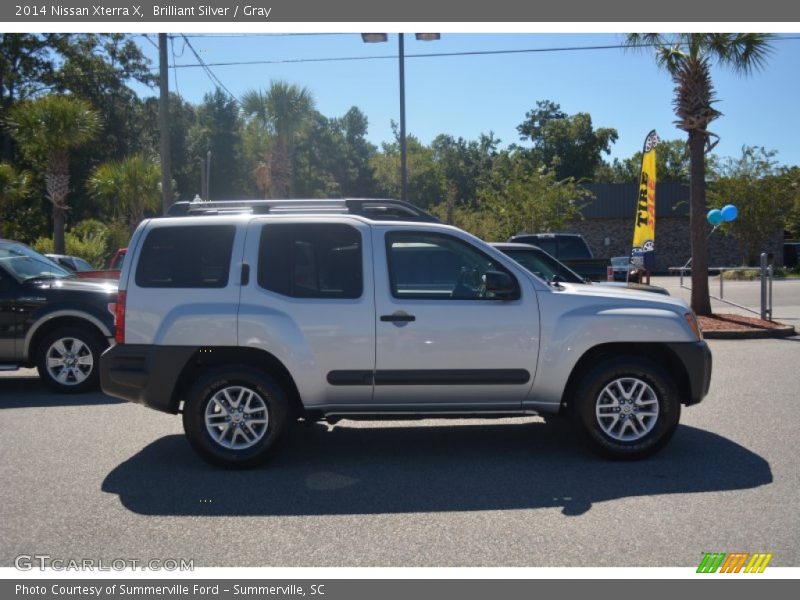 Brilliant Silver / Gray 2014 Nissan Xterra X