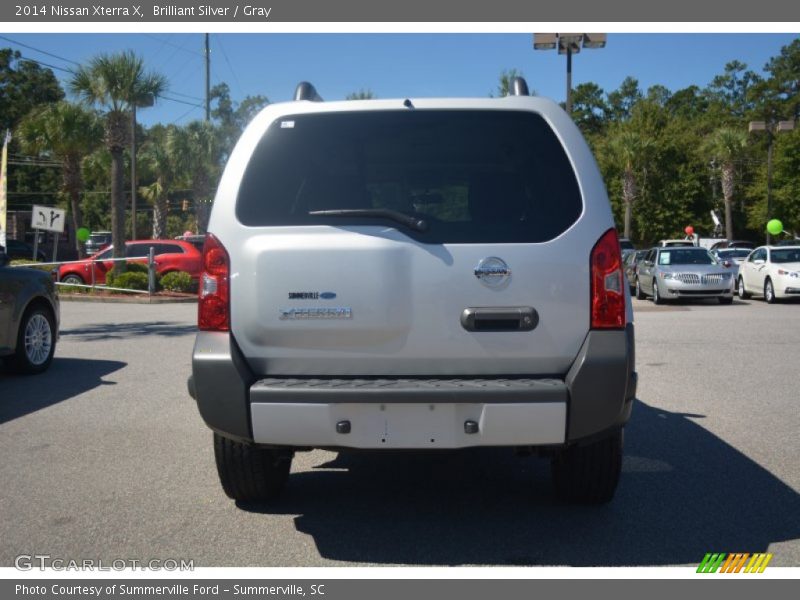 Brilliant Silver / Gray 2014 Nissan Xterra X