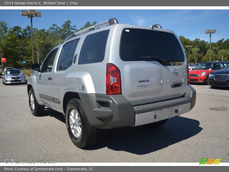 Brilliant Silver / Gray 2014 Nissan Xterra X