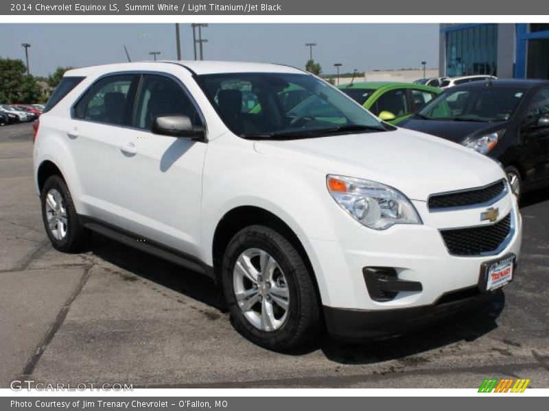 Summit White / Light Titanium/Jet Black 2014 Chevrolet Equinox LS