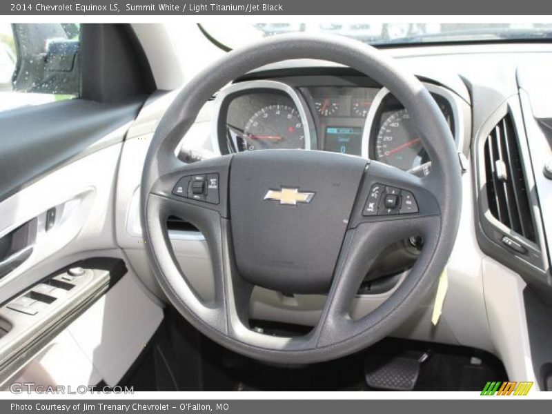 Summit White / Light Titanium/Jet Black 2014 Chevrolet Equinox LS