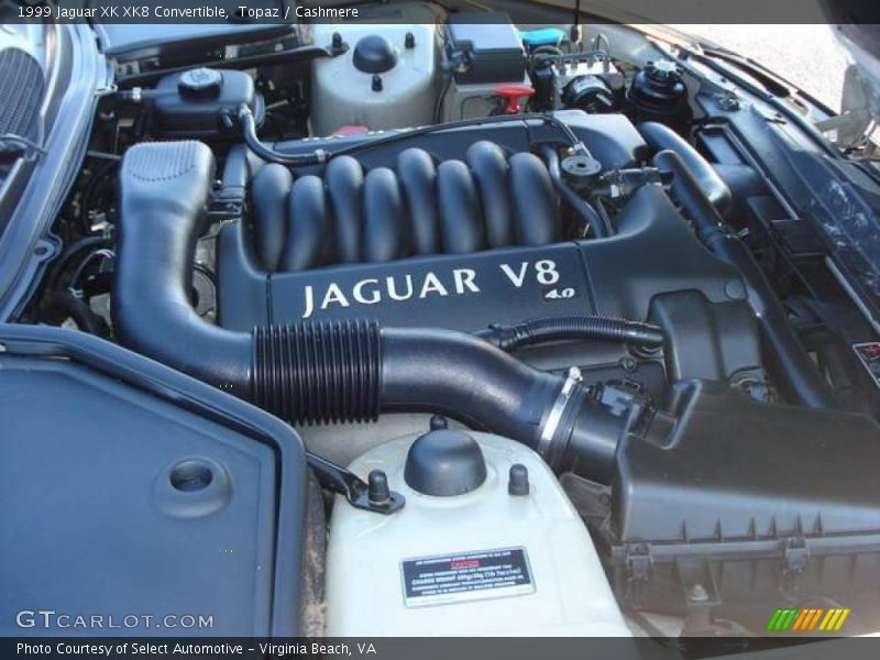 Topaz / Cashmere 1999 Jaguar XK XK8 Convertible