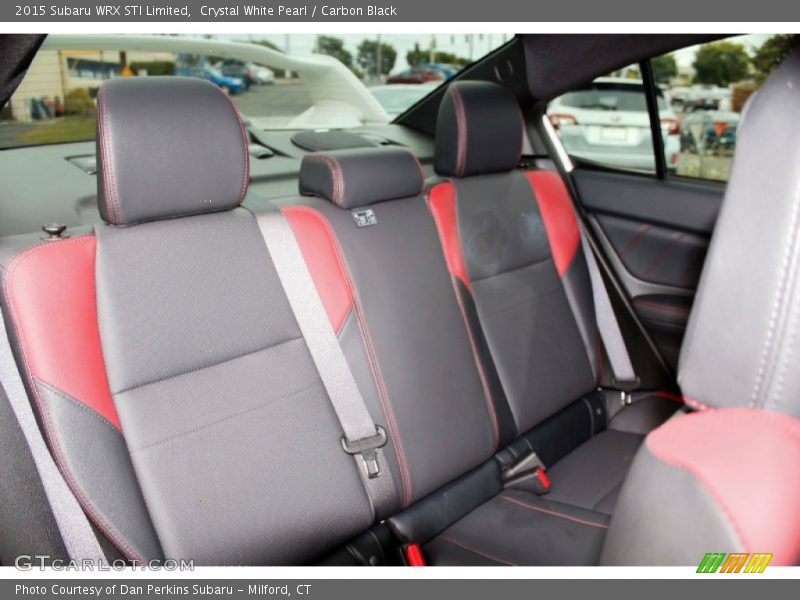 Rear Seat of 2015 WRX STI Limited