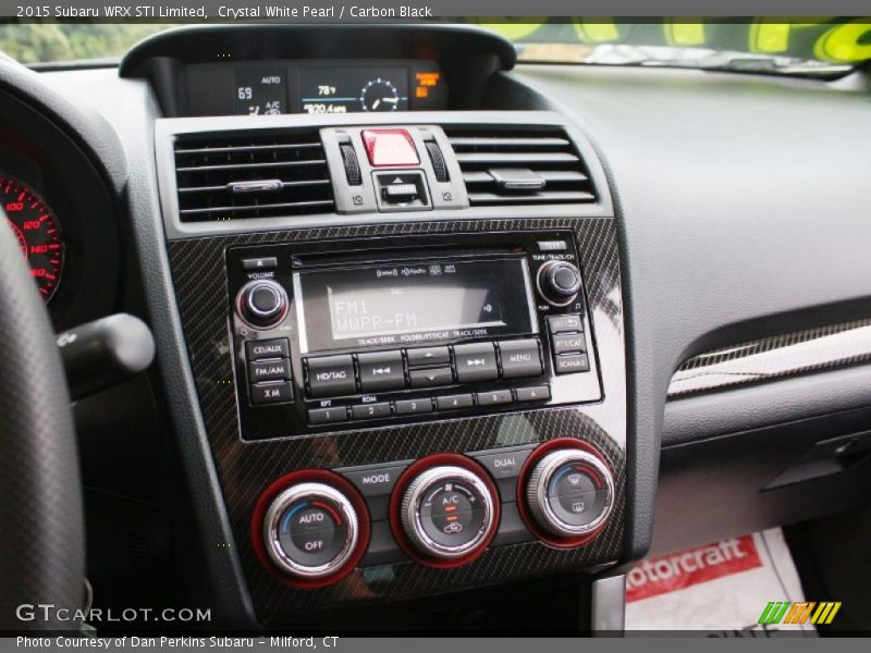 Controls of 2015 WRX STI Limited