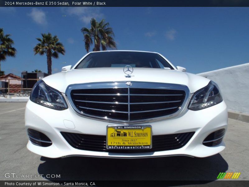 Polar White / Black 2014 Mercedes-Benz E 350 Sedan