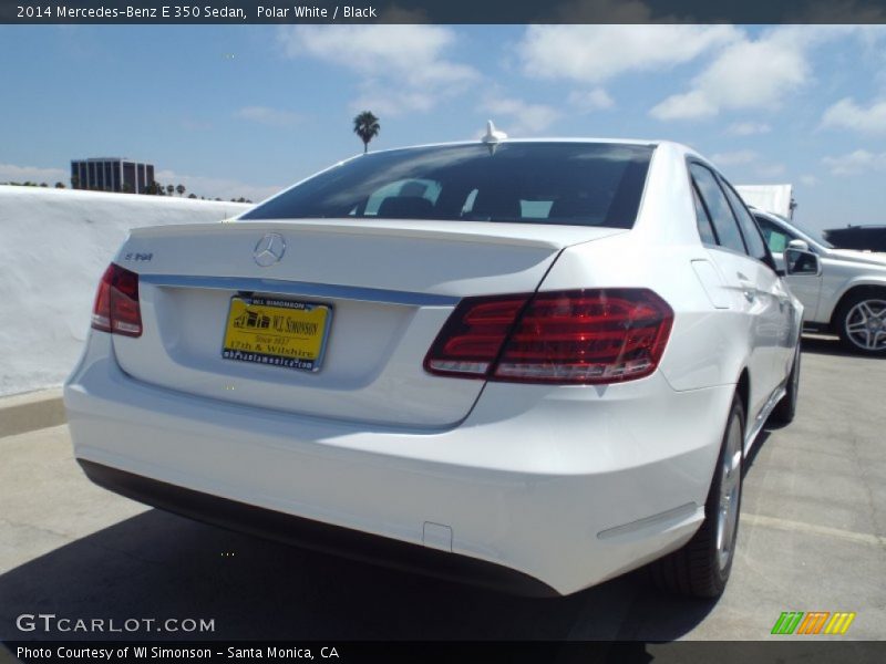 Polar White / Black 2014 Mercedes-Benz E 350 Sedan