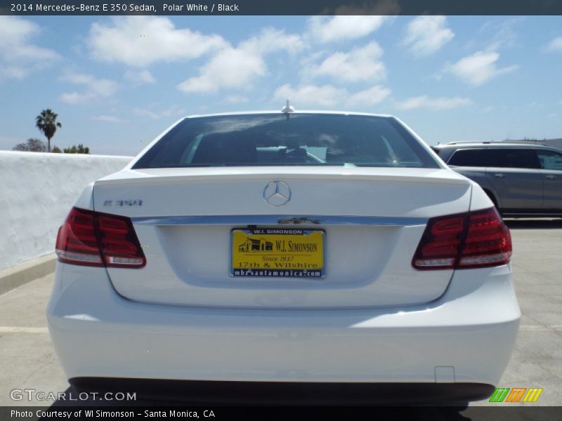 Polar White / Black 2014 Mercedes-Benz E 350 Sedan