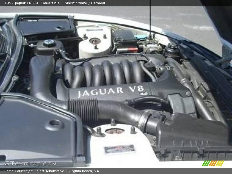 Spindrift White / Oatmeal 1999 Jaguar XK XK8 Convertible