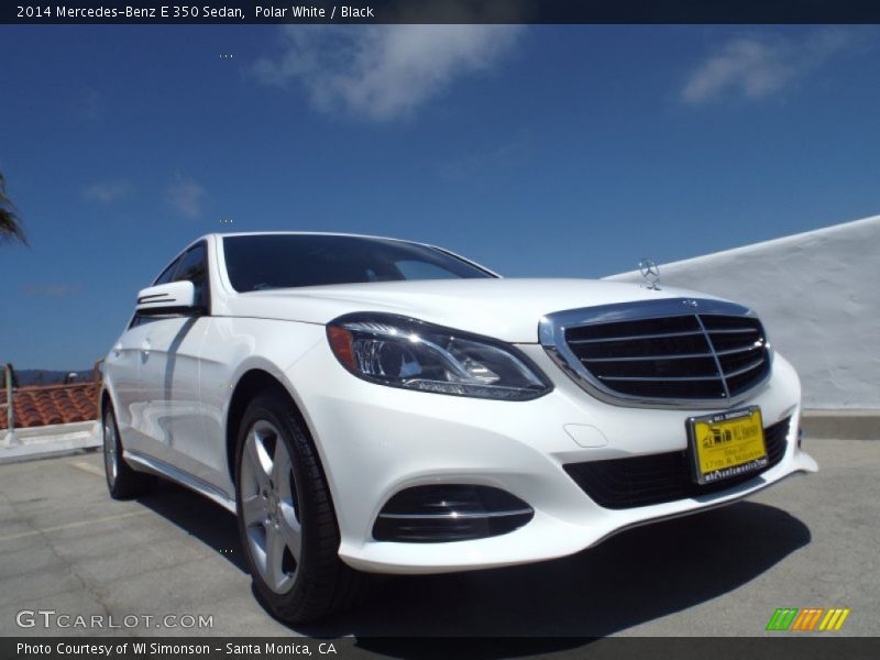 Polar White / Black 2014 Mercedes-Benz E 350 Sedan