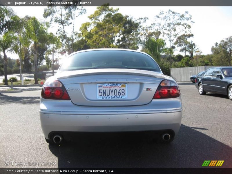 Platinum Metallic / Charcoal 2005 Jaguar S-Type R