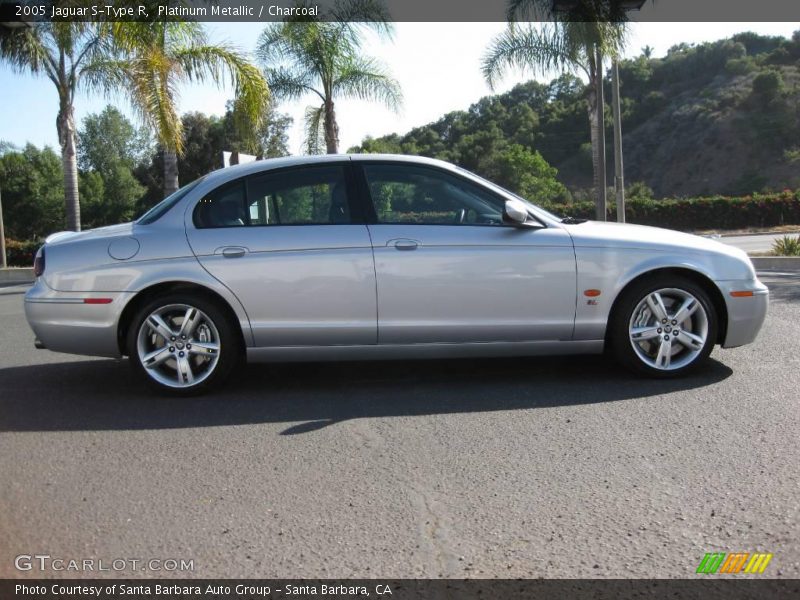 Platinum Metallic / Charcoal 2005 Jaguar S-Type R
