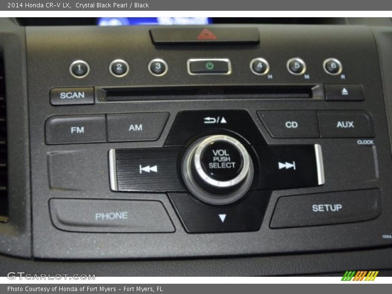 Crystal Black Pearl / Black 2014 Honda CR-V LX