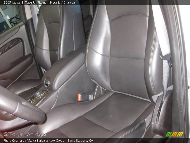Platinum Metallic / Charcoal 2005 Jaguar S-Type R
