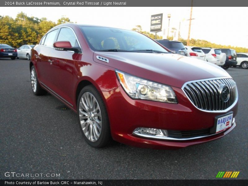 Crystal Red Tintcoat / Light Neutral 2014 Buick LaCrosse Premium