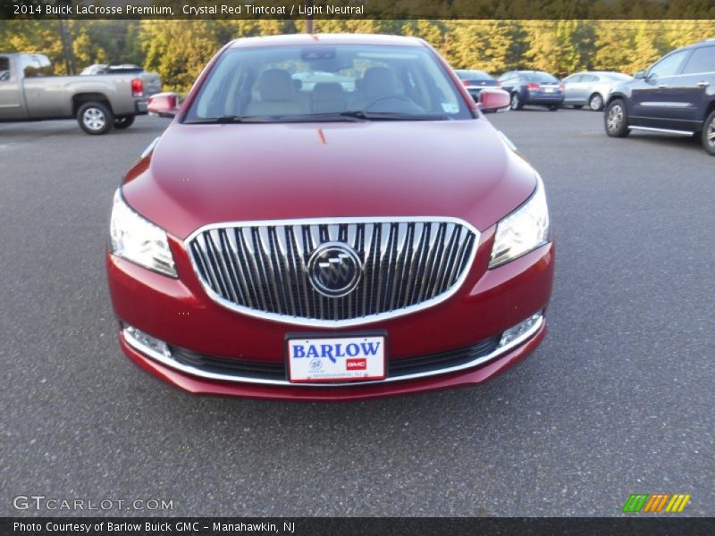 Crystal Red Tintcoat / Light Neutral 2014 Buick LaCrosse Premium