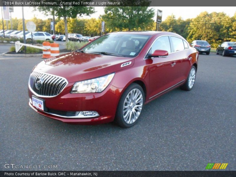 Crystal Red Tintcoat / Light Neutral 2014 Buick LaCrosse Premium