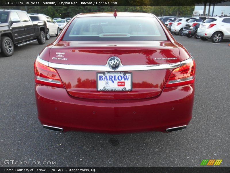 Crystal Red Tintcoat / Light Neutral 2014 Buick LaCrosse Premium