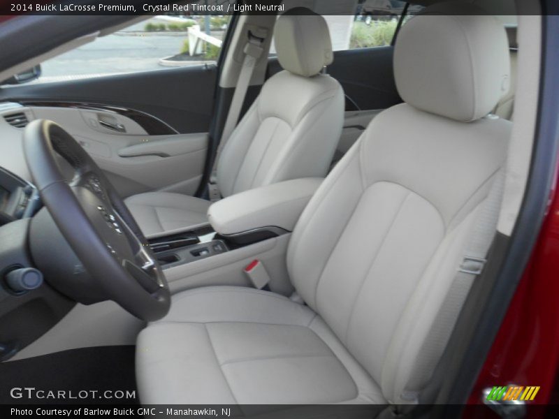 Front Seat of 2014 LaCrosse Premium