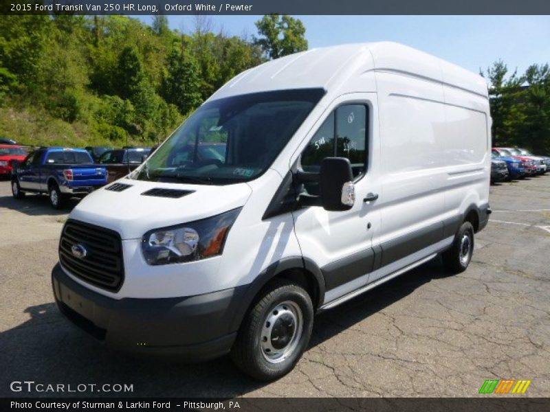Front 3/4 View of 2015 Transit Van 250 HR Long