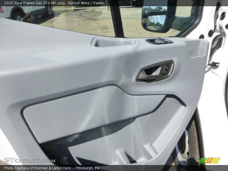 Oxford White / Pewter 2015 Ford Transit Van 250 HR Long